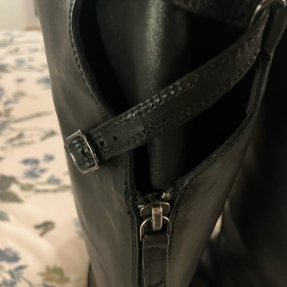 Like New Worn Twice Free People Everly Equestrian Black Boots Size 41 US 10 - Picture 4 of 14